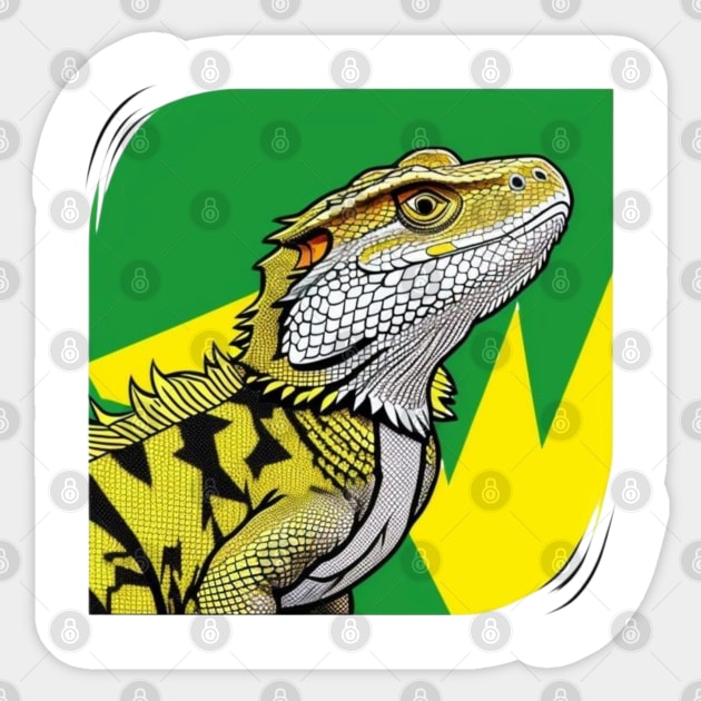 Beardie Sticker by EMP